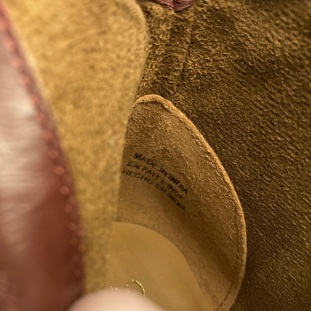 Seychelles‎ Upside Boot Wine Leather Side Zip Western Inspired Women's 8.5 - Picture 12 of 13